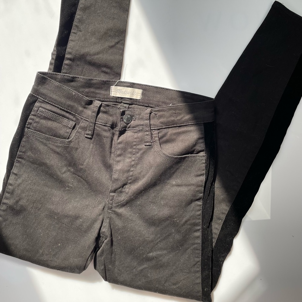 Madewell 9” High Rise Skinny Tuxedo Jeans - Picture 3 of 4